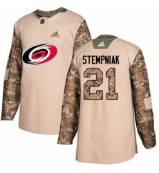 Men's Adidas Carolina Hurricanes #21 Lee Stempniak Authentic Camo Veterans Day Practice NHL Jersey Men's Adidas Carolina Hurricanes #21 Lee Stempniak Authentic Camo Veterans Day Practice NHL Jersey