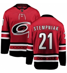 Men's Carolina Hurricanes #21 Lee Stempniak Fanatics Branded Red Home Breakaway NHL Jersey Men's Carolina Hurricanes #21 Lee Stempniak Fanatics Branded Red Home Breakaway NHL Jersey
