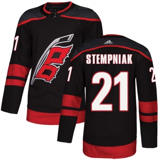 Youth Adidas Carolina Hurricanes #21 Lee Stempniak Premier Black Alternate NHL Jersey Youth Adidas Carolina Hurricanes #21 Lee Stempniak Premier Black Alternate NHL Jersey