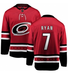 Men's Carolina Hurricanes #7 Derek Ryan Fanatics Branded Red Home Breakaway NHL Jersey