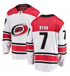 Men's Carolina Hurricanes #7 Derek Ryan Fanatics Branded White Away Breakaway NHL Jersey Men's Carolina Hurricanes #7 Derek Ryan Fanatics Branded White Away Breakaway NHL Jersey