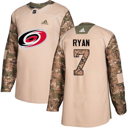 Youth Adidas Carolina Hurricanes #7 Derek Ryan Authentic Camo Veterans Day Practice NHL Jersey Youth Adidas Carolina Hurricanes #7 Derek Ryan Authentic Camo Veterans Day Practice NHL Jersey