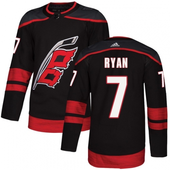Youth Adidas Carolina Hurricanes #7 Derek Ryan Premier Black Alternate NHL Jersey Youth Adidas Carolina Hurricanes #7 Derek Ryan Premier Black Alternate NHL Jersey