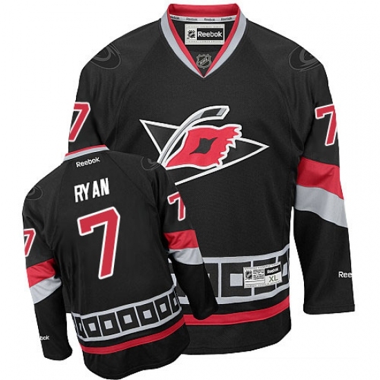 Youth Reebok Carolina Hurricanes #7 Derek Ryan Premier Black Third NHL Jersey Youth Reebok Carolina Hurricanes #7 Derek Ryan Premier Black Third NHL Jersey