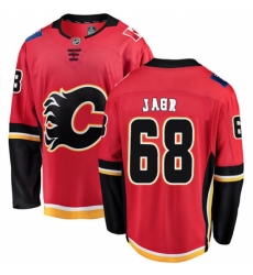 Youth Calgary Flames #68 Jaromir Jagr Fanatics Branded Red Home Breakaway NHL Jersey