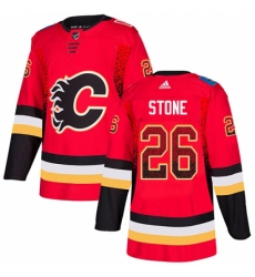 Men's Adidas Calgary Flames #26 Michael Stone Authentic Red Drift Fashion NHL Jersey