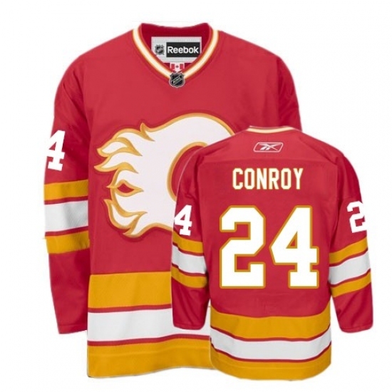 Youth Reebok Calgary Flames #24 Craig Conroy Authentic Red Third NHL Jersey Youth Reebok Calgary Flames #24 Craig Conroy Authentic Red Third NHL Jersey