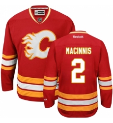Men's Reebok Calgary Flames #2 Al MacInnis Authentic Red Third NHL Jersey Men's Reebok Calgary Flames #2 Al MacInnis Authentic Red Third NHL Jersey
