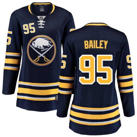 Women's Buffalo Sabres #95 Justin Bailey Fanatics Branded Navy Blue Home Breakaway NHL Jersey Women's Buffalo Sabres #95 Justin Bailey Fanatics Branded Navy Blue Home Breakaway NHL Jersey