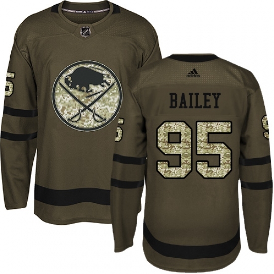 Youth Adidas Buffalo Sabres #95 Justin Bailey Premier Green Salute to Service NHL Jersey Youth Adidas Buffalo Sabres #95 Justin Bailey Premier Green Salute to Service NHL Jersey
