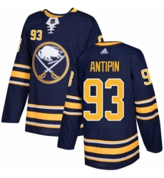 Men's Adidas Buffalo Sabres #93 Victor Antipin Authentic Navy Blue Home NHL Jersey