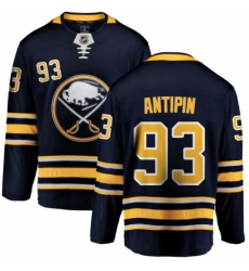 Men's Buffalo Sabres #93 Victor Antipin Fanatics Branded Navy Blue Home Breakaway NHL Jersey