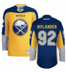 Men's Reebok Buffalo Sabres #92 Alexander Nylander Authentic Gold New Third NHL Jersey Men's Reebok Buffalo Sabres #92 Alexander Nylander Authentic Gold New Third NHL Jersey