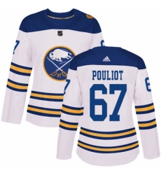 Women's Adidas Buffalo Sabres #67 Benoit Pouliot Authentic White 2018 Winter Classic NHL Jersey Women's Adidas Buffalo Sabres #67 Benoit Pouliot Authentic White 2018 Winter Classic NHL Jersey