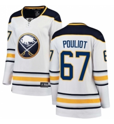Women's Buffalo Sabres #67 Benoit Pouliot Fanatics Branded White Away Breakaway NHL Jersey Women's Buffalo Sabres #67 Benoit Pouliot Fanatics Branded White Away Breakaway NHL Jersey
