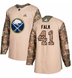 Men's Adidas Buffalo Sabres #41 Justin Falk Authentic Camo Veterans Day Practice NHL Jersey Men's Adidas Buffalo Sabres #41 Justin Falk Authentic Camo Veterans Day Practice NHL Jersey