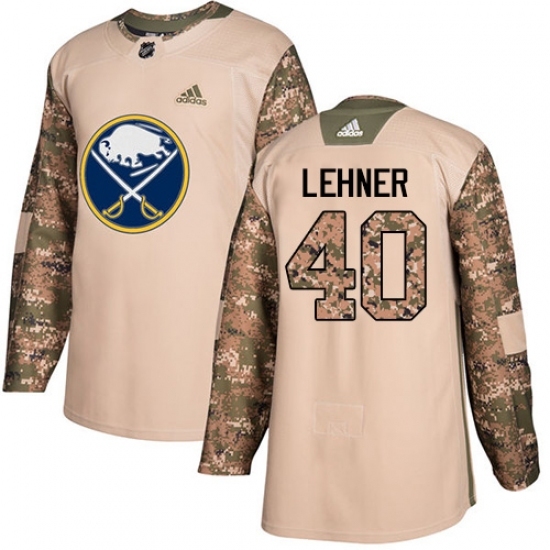 Men's Adidas Buffalo Sabres #40 Robin Lehner Authentic Camo Veterans Day Practice NHL Jersey Men's Adidas Buffalo Sabres #40 Robin Lehner Authentic Camo Veterans Day Practice NHL Jersey