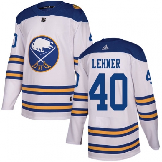 Youth Adidas Buffalo Sabres #40 Robin Lehner Authentic White 2018 Winter Classic NHL Jersey Youth Adidas Buffalo Sabres #40 Robin Lehner Authentic White 2018 Winter Classic NHL Jersey