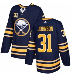 Youth Adidas Buffalo Sabres #31 Chad Johnson Premier Navy Blue Home NHL Jersey Youth Adidas Buffalo Sabres #31 Chad Johnson Premier Navy Blue Home NHL Jersey