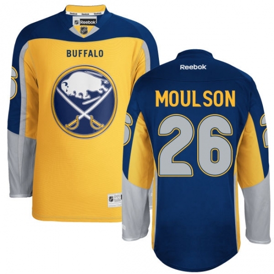 Women's Reebok Buffalo Sabres #26 Matt Moulson Authentic Gold Third NHL Jersey Women's Reebok Buffalo Sabres #26 Matt Moulson Authentic Gold Third NHL Jersey