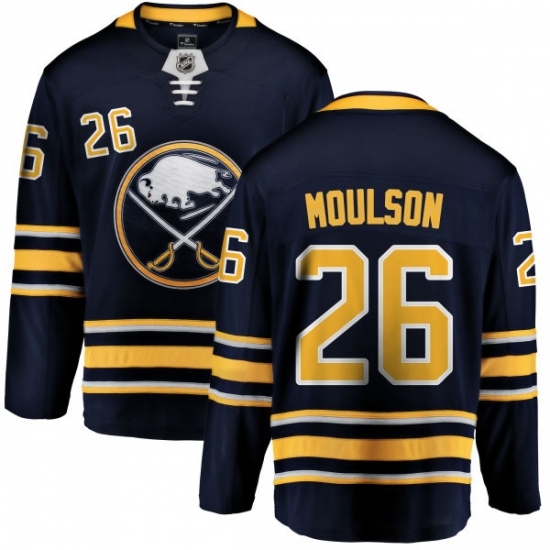 Youth Buffalo Sabres #26 Matt Moulson Fanatics Branded Navy Blue Home Breakaway NHL Jersey Youth Buffalo Sabres #26 Matt Moulson Fanatics Branded Navy Blue Home Breakaway NHL Jersey