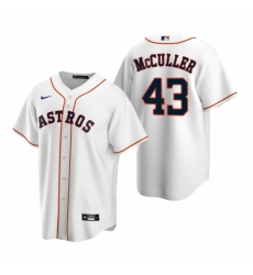 Men's Nike Houston Astros #43 Lance McCullers White Home Stitched Baseball Jersey