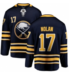 Youth Buffalo Sabres #17 Jordan Nolan Fanatics Branded Navy Blue Home Breakaway NHL Jersey Youth Buffalo Sabres #17 Jordan Nolan Fanatics Branded Navy Blue Home Breakaway NHL Jersey