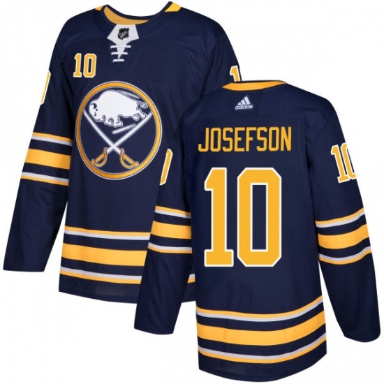 Men's Adidas Buffalo Sabres #10 Jacob Josefson Premier Navy Blue Home NHL Jersey Men's Adidas Buffalo Sabres #10 Jacob Josefson Premier Navy Blue Home NHL Jersey