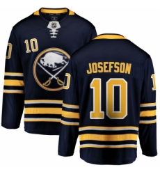 Men's Buffalo Sabres #10 Jacob Josefson Fanatics Branded Navy Blue Home Breakaway NHL Jersey Men's Buffalo Sabres #10 Jacob Josefson Fanatics Branded Navy Blue Home Breakaway NHL Jersey