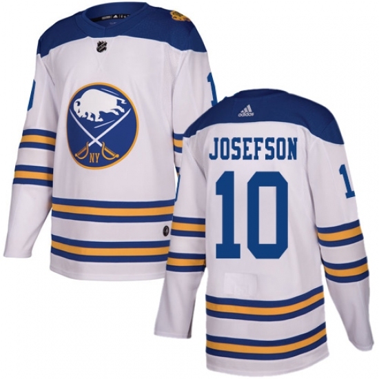 Youth Adidas Buffalo Sabres #10 Jacob Josefson Authentic White 2018 Winter Classic NHL Jersey Youth Adidas Buffalo Sabres #10 Jacob Josefson Authentic White 2018 Winter Classic NHL Jersey