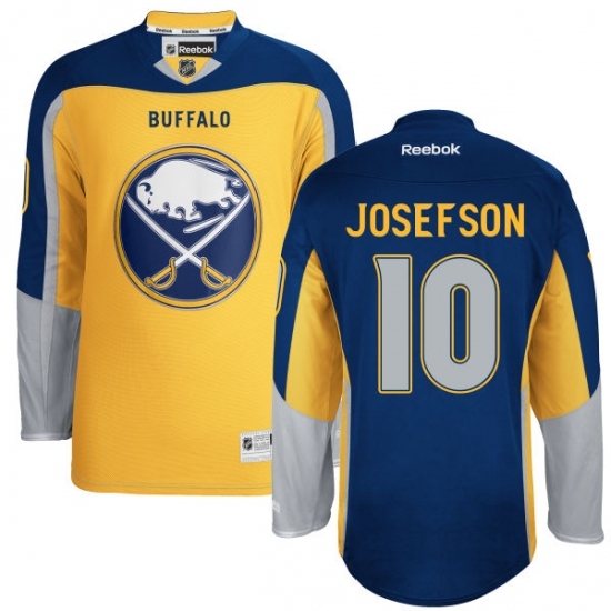 Youth Reebok Buffalo Sabres #10 Jacob Josefson Authentic Gold Third NHL Jersey Youth Reebok Buffalo Sabres #10 Jacob Josefson Authentic Gold Third NHL Jersey