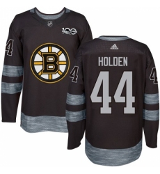 Men's Adidas Boston Bruins #44 Nick Holden Authentic Black 1917-2017 100th Anniversary NHL Jersey Men's Adidas Boston Bruins #44 Nick Holden Authentic Black 1917-2017 100th Anniversary NHL Jersey