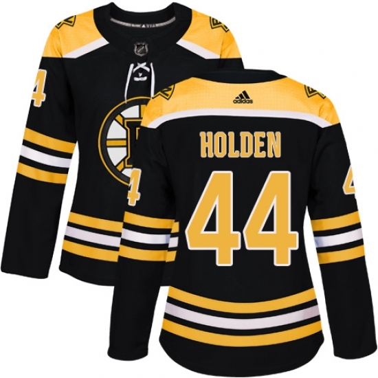 Women's Adidas Boston Bruins #44 Nick Holden Authentic Black Home NHL Jersey Women's Adidas Boston Bruins #44 Nick Holden Authentic Black Home NHL Jersey
