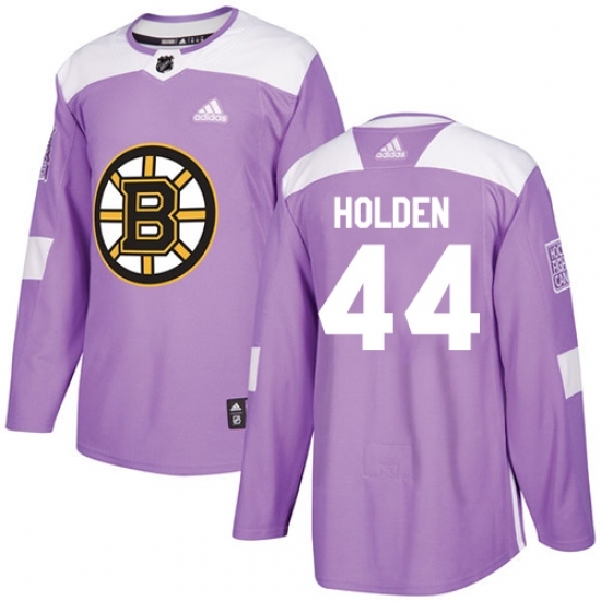 Youth Adidas Boston Bruins #44 Nick Holden Authentic Purple Fights Cancer Practice NHL Jersey Youth Adidas Boston Bruins #44 Nick Holden Authentic Purple Fights Cancer Practice NHL Jersey