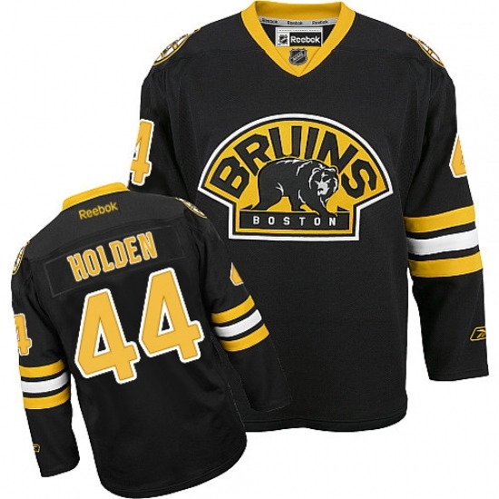 Youth Reebok Boston Bruins #44 Nick Holden Authentic Black Third NHL Jersey Youth Reebok Boston Bruins #44 Nick Holden Authentic Black Third NHL Jersey