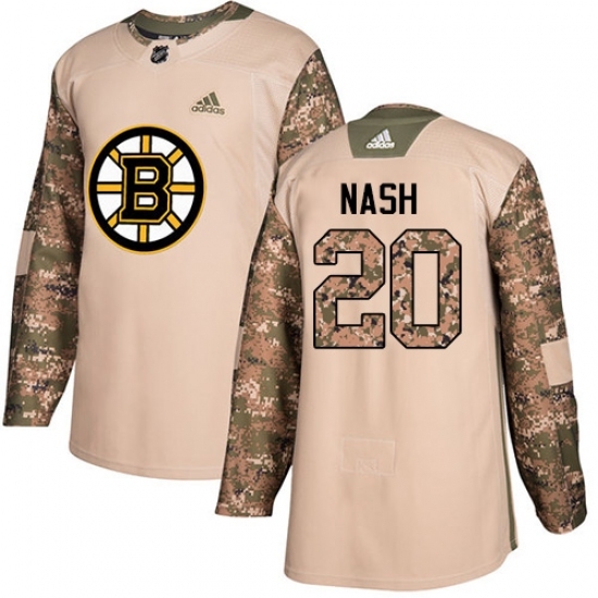 Youth Adidas Boston Bruins #20 Riley Nash Authentic Camo Veterans Day Practice NHL Jersey Youth Adidas Boston Bruins #20 Riley Nash Authentic Camo Veterans Day Practice NHL Jersey