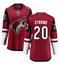 Women's Arizona Coyotes #20 Dylan Strome Fanatics Branded Burgundy Red Home Breakaway NHL Jersey