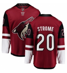 Youth Arizona Coyotes #20 Dylan Strome Fanatics Branded Burgundy Red Home Breakaway NHL Jersey