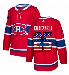 Youth Adidas Montreal Canadiens #25 Adam Cracknell Authentic Red USA Flag Fashion NHL Jersey Youth Adidas Montreal Canadiens #25 Adam Cracknell Authentic Red USA Flag Fashion NHL Jersey