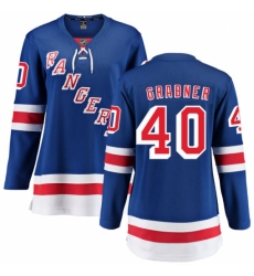 Women's New York Rangers #40 Michael Grabner Fanatics Branded Royal Blue Home Breakaway NHL Jersey