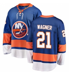 Men's New York Islanders #21 Chris Wagner Fanatics Branded Royal Blue Home Breakaway NHL Jersey