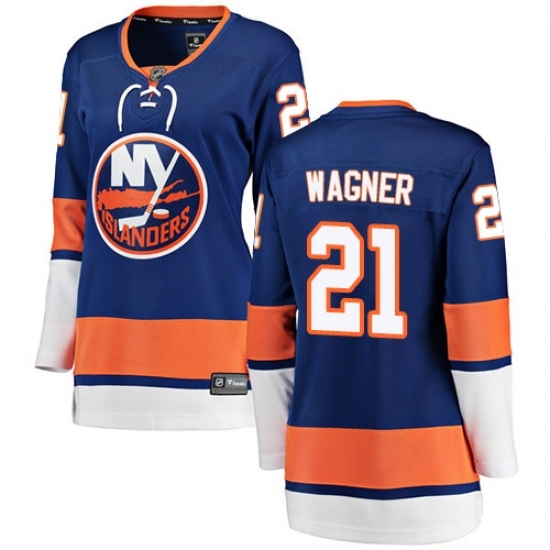 Women's New York Islanders #21 Chris Wagner Fanatics Branded Royal Blue Home Breakaway NHL Jersey Women's New York Islanders #21 Chris Wagner Fanatics Branded Royal Blue Home Breakaway NHL Jersey