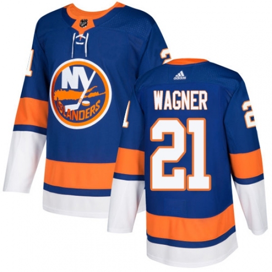 Youth Adidas New York Islanders #21 Chris Wagner Premier Royal Blue Home NHL Jersey Youth Adidas New York Islanders #21 Chris Wagner Premier Royal Blue Home NHL Jersey