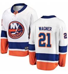 Youth New York Islanders #21 Chris Wagner Fanatics Branded White Away Breakaway NHL Jersey Youth New York Islanders #21 Chris Wagner Fanatics Branded White Away Breakaway NHL Jersey