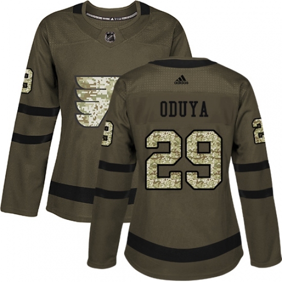 Women's Adidas Philadelphia Flyers #29 Johnny Oduya Authentic Green Salute to Service NHL Jersey Women's Adidas Philadelphia Flyers #29 Johnny Oduya Authentic Green Salute to Service NHL Jersey