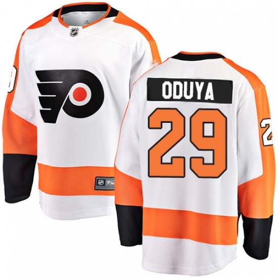 Youth Philadelphia Flyers #29 Johnny Oduya Fanatics Branded White Away Breakaway NHL Jersey Youth Philadelphia Flyers #29 Johnny Oduya Fanatics Branded White Away Breakaway NHL Jersey