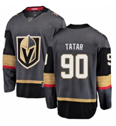 Men's Vegas Golden Knights #90 Tomas Tatar Authentic Black Home Fanatics Branded Breakaway NHL Jersey
