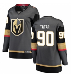 Women's Vegas Golden Knights #90 Tomas Tatar Authentic Black Home Fanatics Branded Breakaway NHL Jersey