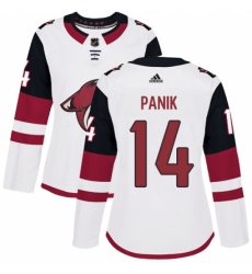 Women's Adidas Arizona Coyotes #14 Richard Panik Authentic White Away NHL Jersey Women's Adidas Arizona Coyotes #14 Richard Panik Authentic White Away NHL Jersey