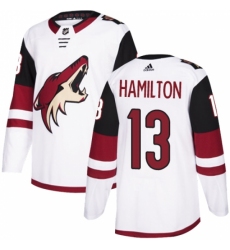 Youth Adidas Arizona Coyotes #13 Freddie Hamilton Authentic White Away NHL Jersey Youth Adidas Arizona Coyotes #13 Freddie Hamilton Authentic White Away NHL Jersey